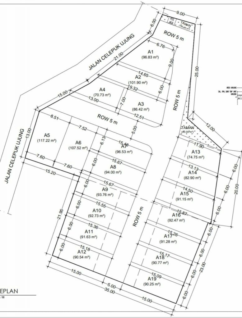 Siteplan Rumah Syariah Ahzavi Residence