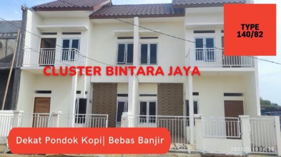 Rumah Bintara Jaya Bekasi Barat Dekat Pondok Kopi