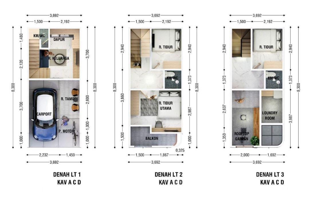Layout Rumah Matraman